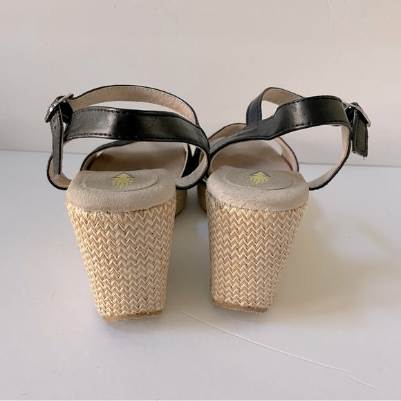 Volatile Black Wedge Heels 9 - Picture 6 of 14